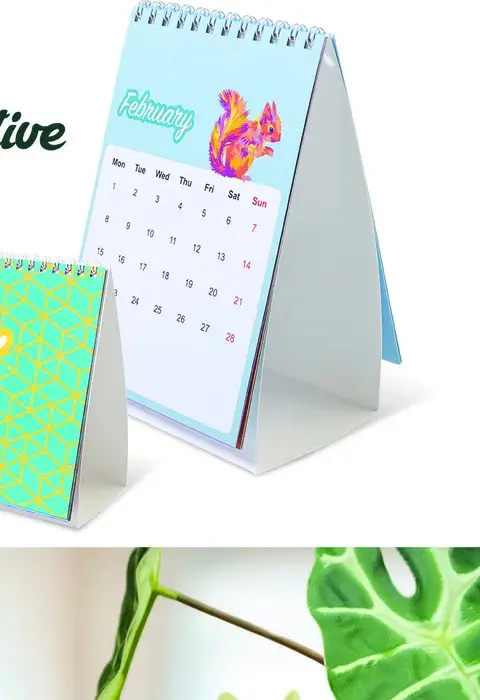 Calendar de birou, portret, același rol, format vertical