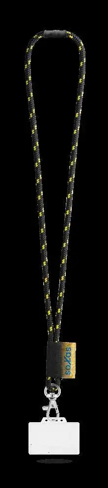 Lanyard cu suport card, cordon și suport rigid