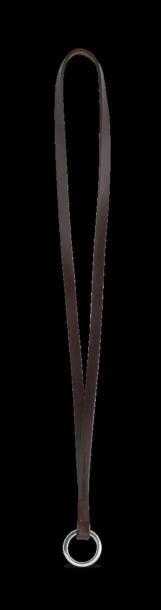 Lanyard din piele, bandă de piele, finisaj neted