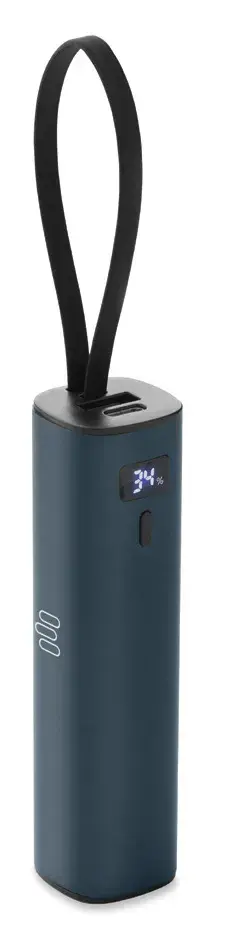 Powerbank vertical, înalt, ecran pe față